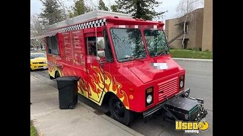 Turnkey - 18' Chevrolet P30 Step Van Barbecue Food Truck with Pro-Fire Suppression for Sale