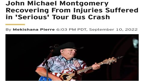 John Michael Montgomery Recovering From Injuries Suffered in 'Serious' Tour Bus Crash #news