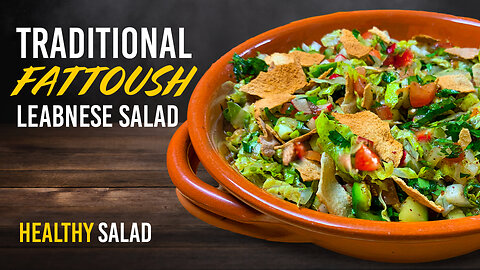Best Fattoush salad recipe (Healthy salad)