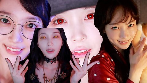 ASMR 1st time 3 Vampire sisters?! Pay attention to me! Elena Dimitrescu & daughters of Lady E RE mix