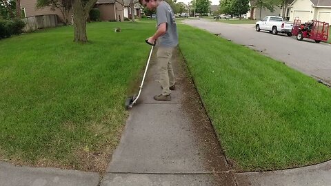 Homeowner STUNNED I mowed his yard in 3 minutes and 7 seconds