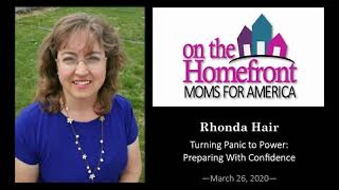 Rhonda Hair -- Preparing with Confidence