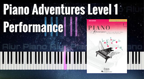 Silver Moon Boat - Piano Adventures 1 Performance Book Tutorial - Page 36-37