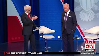 President Biden talks infrastructure at town hall in Baltimore