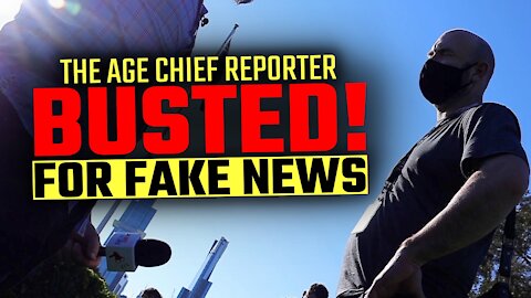 HIDDEN CAMERA: The Age Chief Reporter BUSTED for Fake News