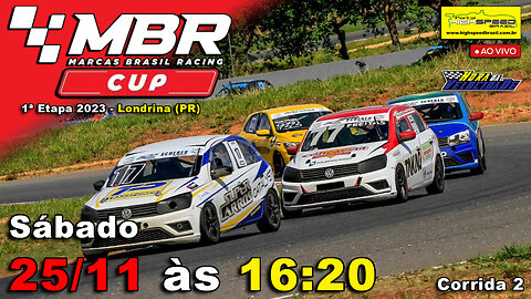 🔴 MARCAS BRASIL RACING CUP | Corrida 2 | 1ª Etapa 2023 | Londrina (PR) | Ao Vivo