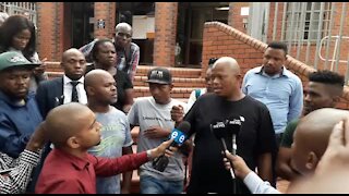 SOUTH AFRICA - Durban - Mampintsha outside Pinetown magistrates Court (Videos) (UzH)