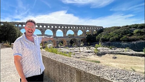 France LIVE: The Ancient Roman Aqueduct Pont du Gard
