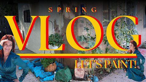 PAINTING MY HOUSE!! // DIY OUTSIDE // SPRING VLOG