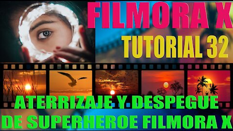 🆕 Como hacer el Efecto de ATERRIZAJE y DESPEGUE de SUPERHEROE con FILMORA X 🚀 Tutorial 32 🔥