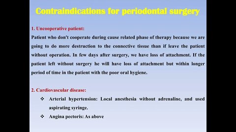 Periodontics L7 Part1 (Periodental Surgery)