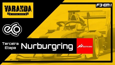 3ª Etapa Campeonato F3 EM 1 - Nurburgring (ECO e-Sports Club)
