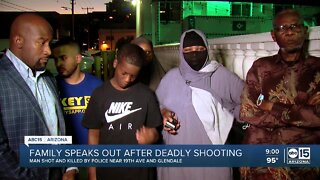 Family speaks out after deadly shooting