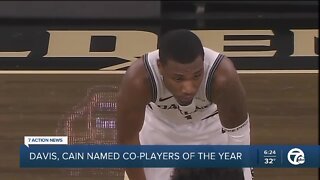 Detroit Mercy's Antoine Davis, Oakland's Jamal Cain named Horizon League Co-Players of the Year