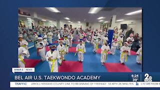 Good Morning Maryland from kids at the U.S. Taekwondo Academy in Bel Air