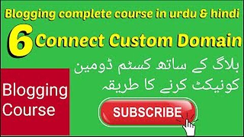 Connect Domain with Blogger | Blogger with Custom Domain | Blogger Complete Course in Urdu 2022