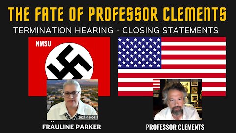 Professor Clements Termination Hearing - Closing Statements