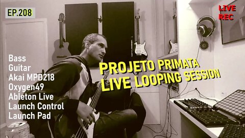 Live Looping em Homestudio EP.208 - Criando música na hora! #homestudio #livelooping #fingerdrumming