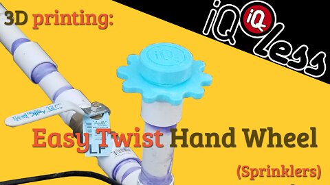 3D Printing: Easy Twist Hand Wheel