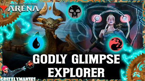 🔴🔵⚫GODLY GLIMPSE⚫🔵🔴||Streets of New Capenna || [MTG Arena] Bo1 Red Black Blue Control Explorer Deck