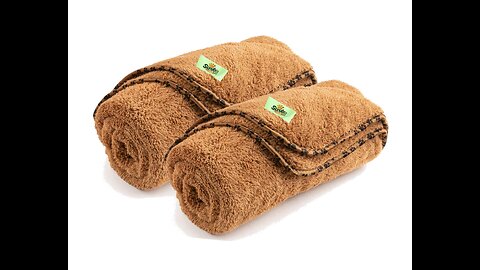 SCRUBIT Pets 2 Pack Fleece Dog Blanket – Soft & Warm Pet Throw Blankets, Fluffy Paw Print Bed ...