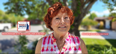 Marsha Birkbigler on Washoe GOP "Party in the Pines"