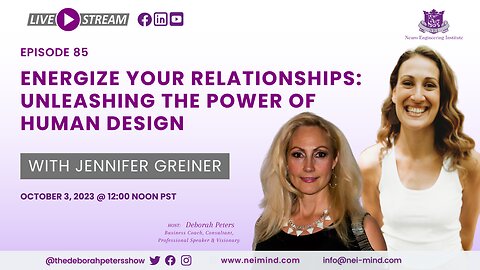 Jennifer Greiner - Energize Your Relationships: Unleashing the Power of Human Design