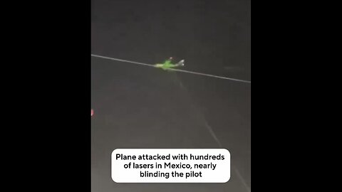 PLANE TARGETED BY LASERS👨‍✈️✈️⚡️🔫WHILE FLYING OVER MEXICO🧑‍✈️✈️🌎💫