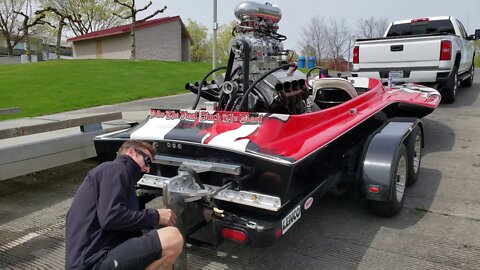 1979 Hondo 3Point Hydroplane with 581 Dart Norm Grimes Racing NHRA Race Engine