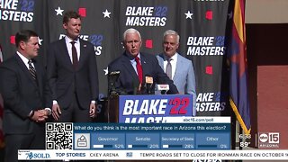 Former Vice President Mike Pence endorses Blake Masters for Senate