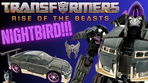 Transformers Studio Series - ROTB Nightbird Full Review and Transformation