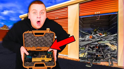 Found SECRET STASH OF WEAPONS In Gun Hoarders Storage Unit!