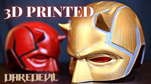 Homemade Daredevil Helmet │ 3D Printed Cosplay