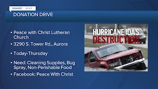 Aurora church taking donations to Hurricane Ida damage zone