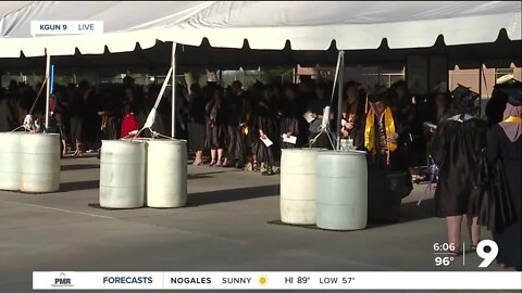 Pima Community College graduates prepare for ceremony at Kino Sports Complex