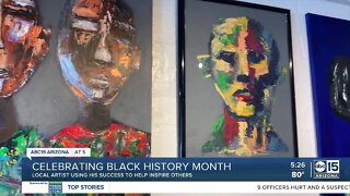 Emerging Black artist hoping to inspire youth