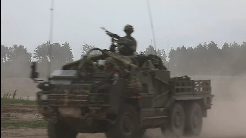 B-Roll: Task force Ivy Soldiers, NATO forces conduct combined arms live-fire exercise
