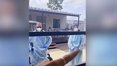 Woman Threatened With $5,000 Fine Inside Australia's Quarantine Camp