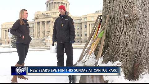 Gateway Parks owner makes extra snow for Potato Drop festivities at Capitol Park