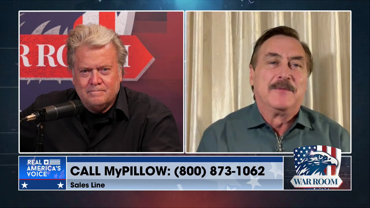 Mike Lindell Gives War Room Posse Mind-Blowing MyPillow Discount.