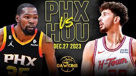 Phoenix Suns vs Houston Rockets Full Game Highlights | December 27, 2023 | FreeDawkins
