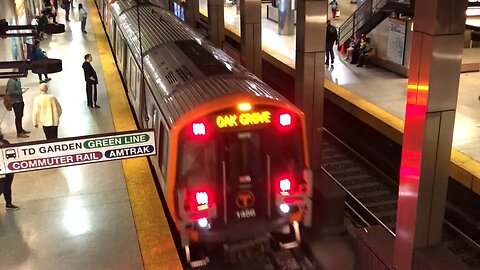 Orange & Blue Line "T" Subway throughtout Boston (10/11/2023)