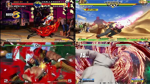Evolution of Ryuji Yamazaki Yondan Drill Attacks - The King of Fighters