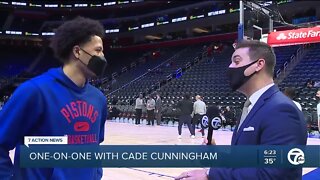 Cade Cunningham talks one-on-one with Brad Galli about returning to lineup, upcoming All-Star festivities