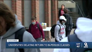 Local universities delay return to in-person learning