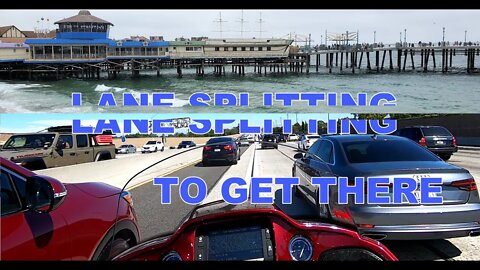 The 405. California Lane Splitting. Drivers Please Do This. Drivers Please Don't Do That..