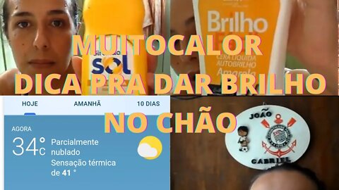 Vlog - Dicas pra deixa chão de madeira com brilho- faxina no quarto do João