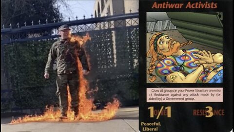 THE MANCHURIAN ACTIVIST! MIND CONTROLLED "MILITARY OPERATIVE" SETS HIMSELF ON FIRE!