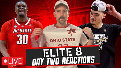 LIVE: Edey Drops 40 + The Final Four Is Set | Elite 8 - Day Two Reactions