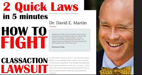 Coercion to Accept Vaccines is Illegal and a Felony, Dr David Martin, 6 Jan 2022